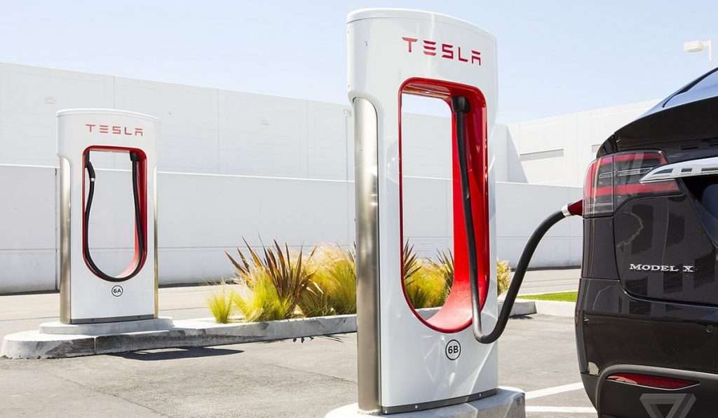 Telsa supercharger