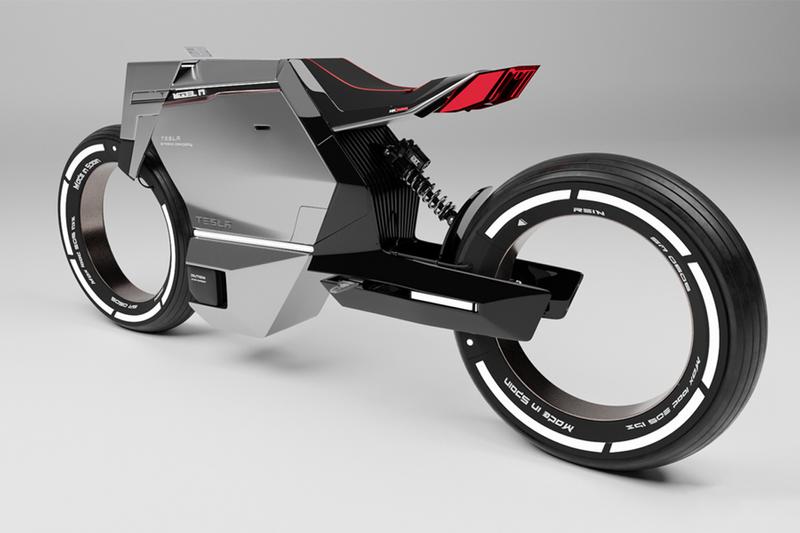 tesla model m Laterale