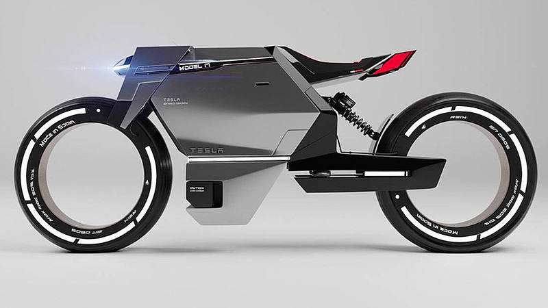 tesla model m laterale