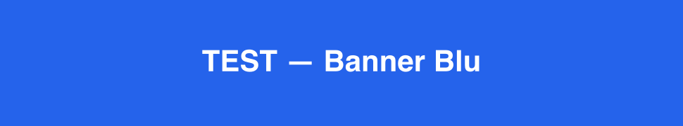 [TEST] Banner Blu