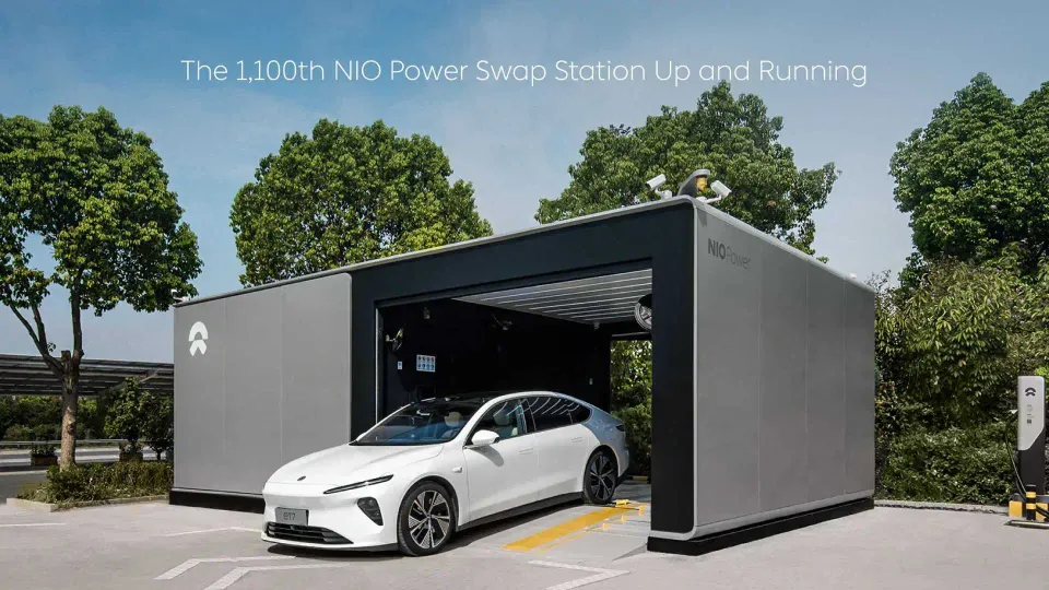 NIO battery swap stations