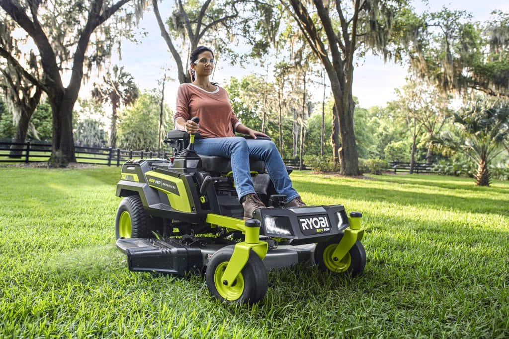 Tosaerba Ryobi 80v IDRIVE ZERO TURN con batteria al litio | Elettronauti.it