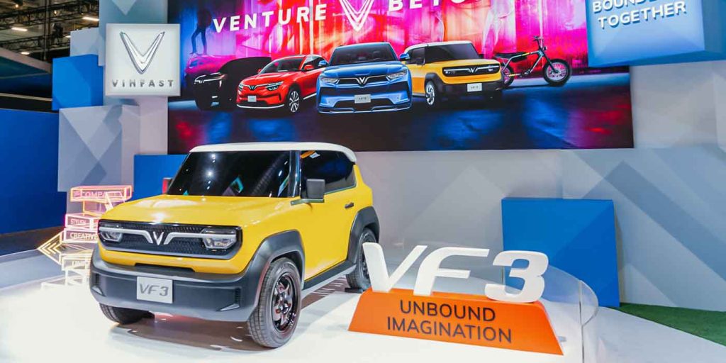 VinFast (VFS) presenta il concept di pickup EV "Wild" e annuncia l'intenzione di vendere il mini SUV VF 3 negli USA | Elettronauti.it