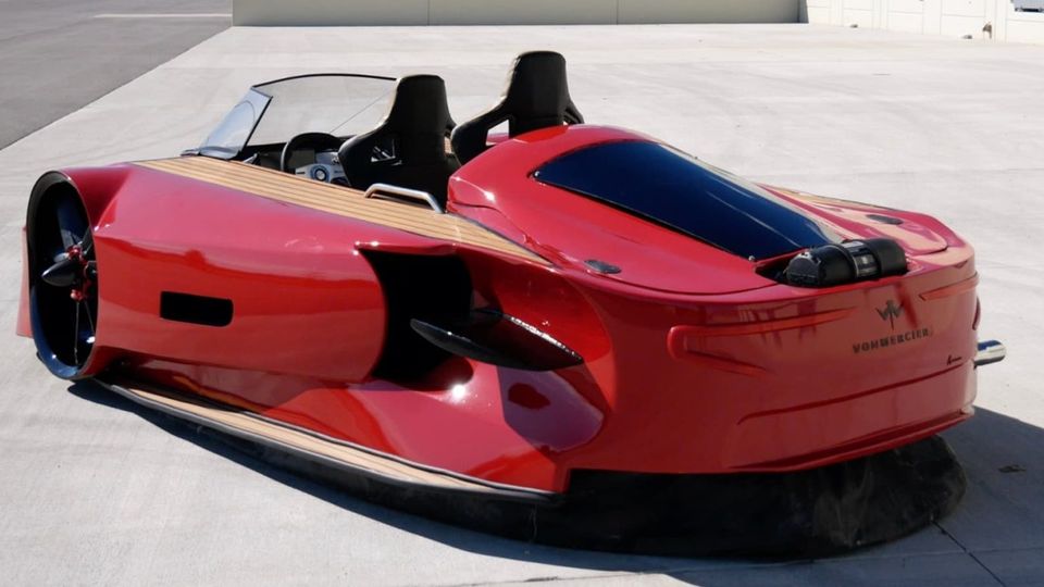 Vonmercier è l'hovercraft elettrico sportivo