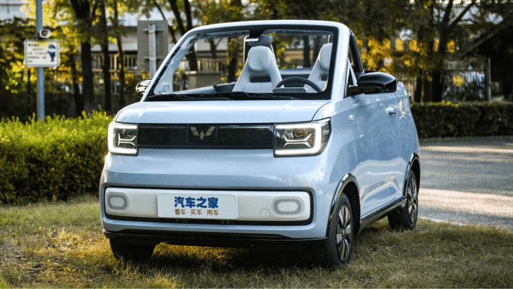 Wuling Hong Guang Mini EV Cabrio anteriore | Elettronauti.it