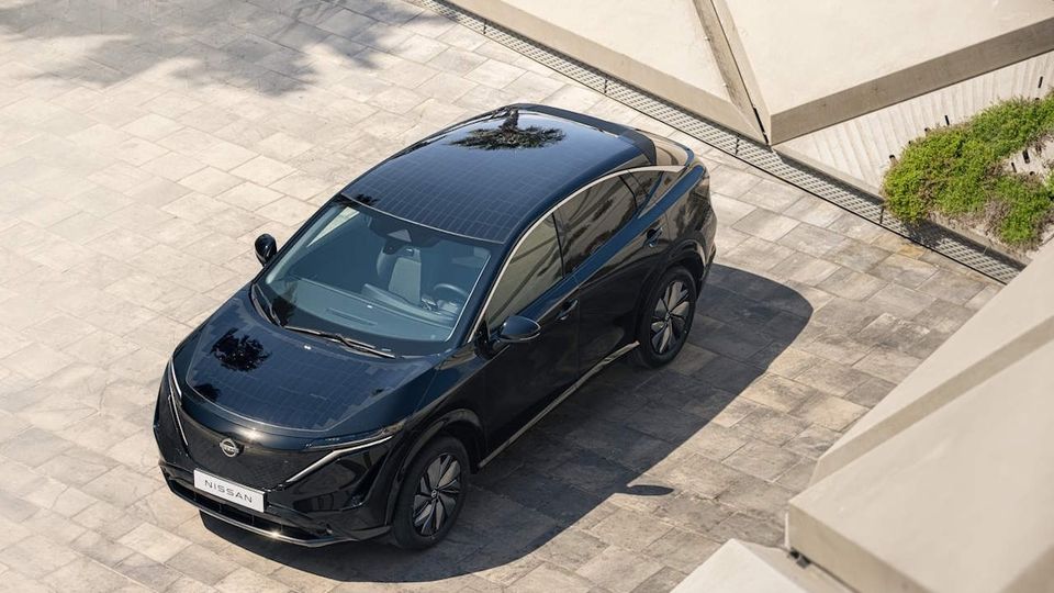 Nissan Ariya solare: test su come l’EV sfrutta il sole
