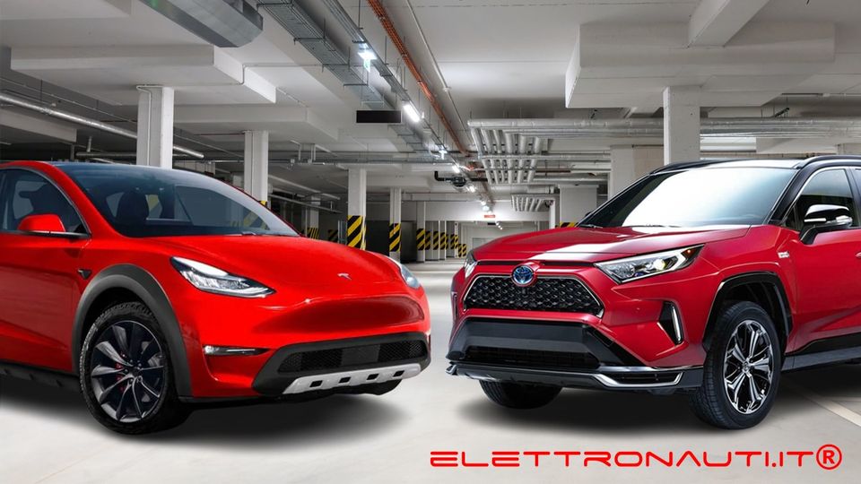 Tesla Model Y in sorpasso su Toyota Rav4 nelle vendite globali.