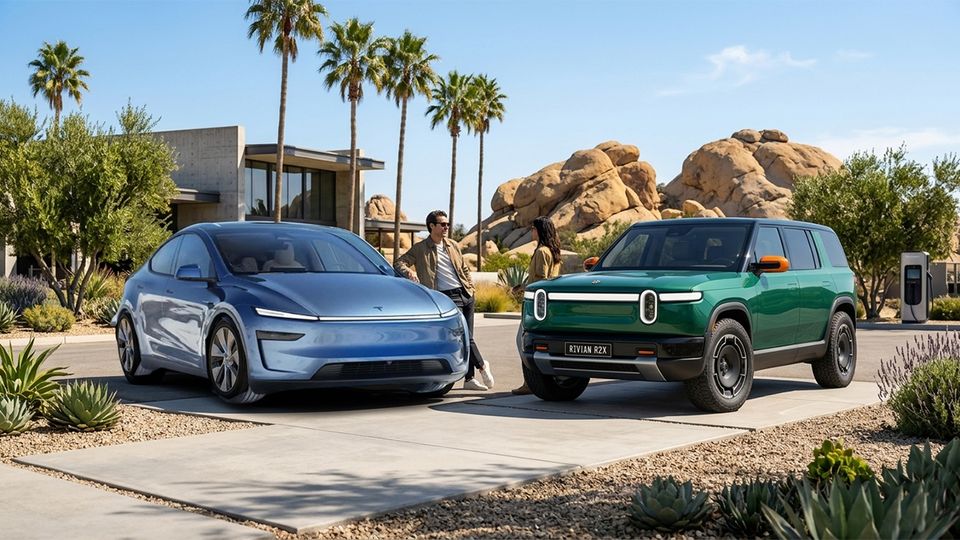 Rivian R2 vs Tesla Model Y: confronto reale e autonomia