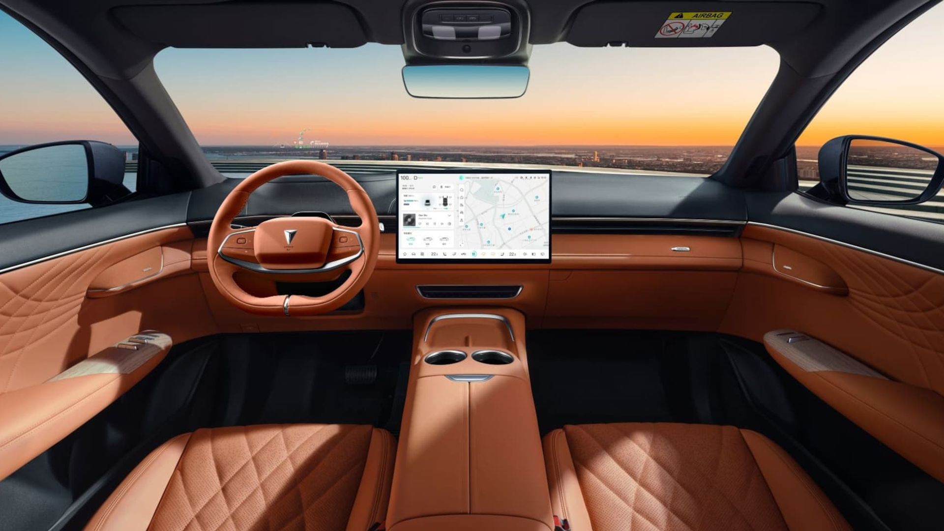 Elettronauti.it Changan Deepal S07 Interno Arancione