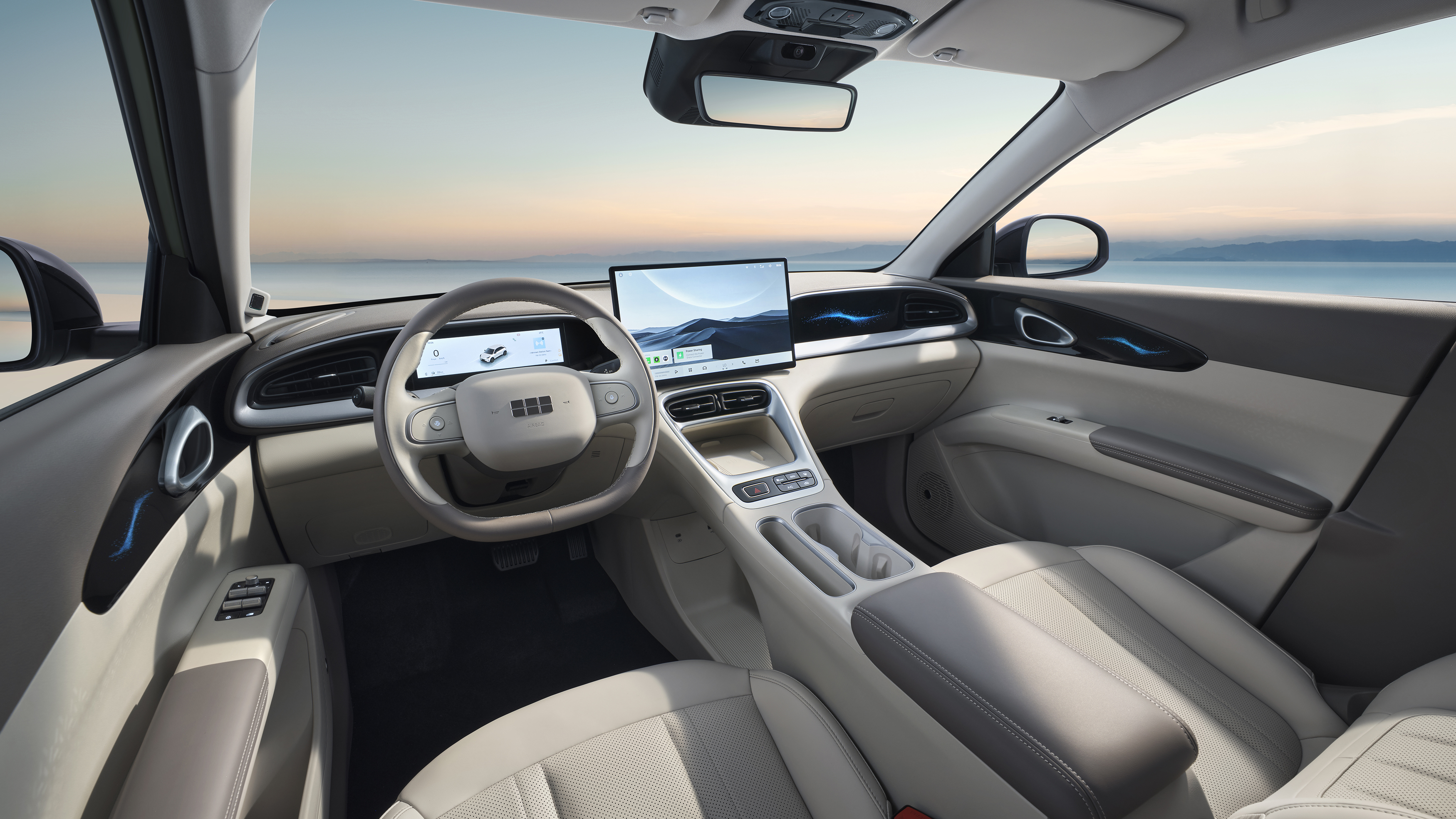 Elettronauti.it Geely EX2 Interno Chiaro