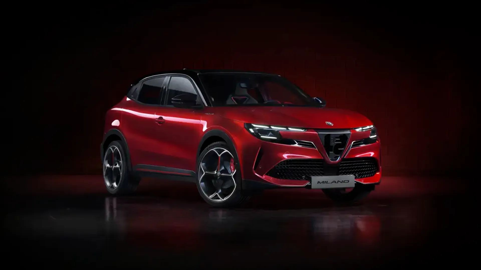Elettronauti - Alfa Romeo Junior 54kWh - Nero - Esterno - Vista anteriore a tre quarti