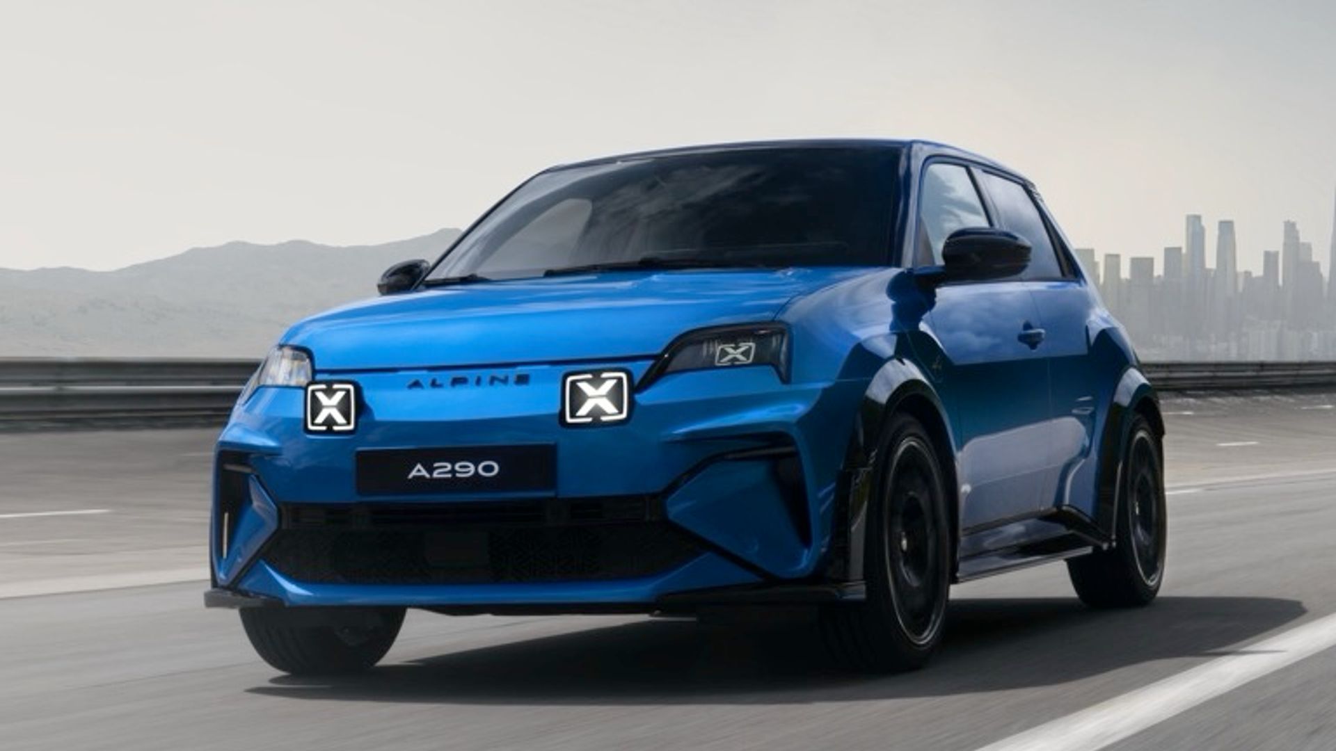 Elettronauti - Alpine A290 GT - Blu - Esterno - Vista anteriore a tre quarti