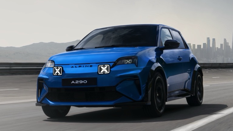 Elettronauti - Alpine A290 GT - Blu - Esterno - Vista anteriore a tre quarti