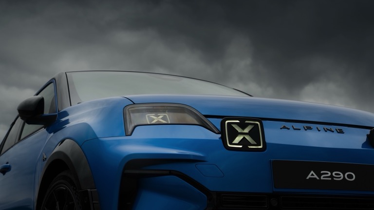 Elettronauti - Alpine A290 GT - Blu - Esterno - Vista anteriore a tre quarti