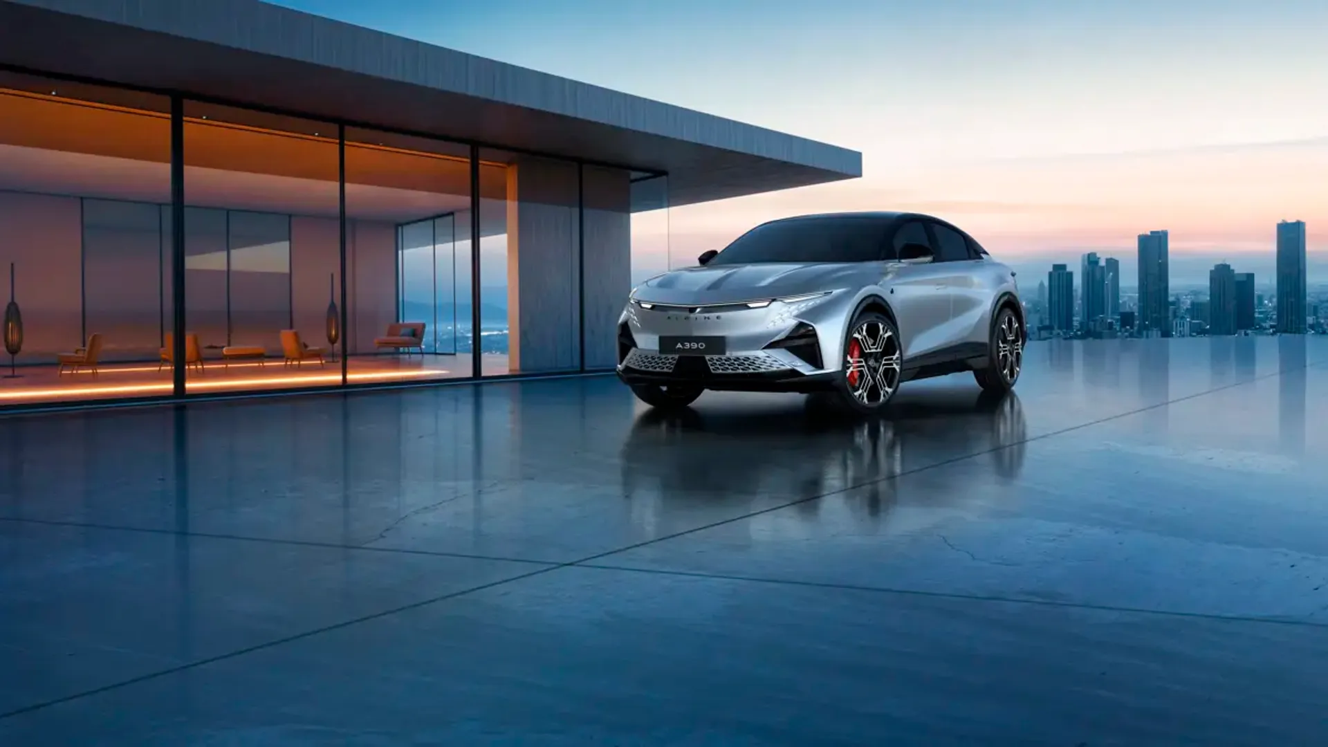 Elettronauti - Alpine A390 GT - Blu - Esterno - Vista anteriore a tre quarti
