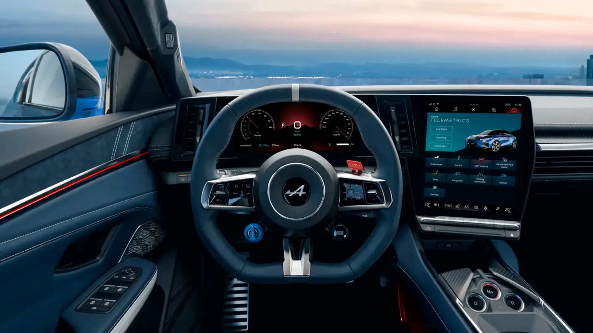 Elettronauti - Alpine A390 GT - Blu - Esterno - Vista anteriore a tre quarti