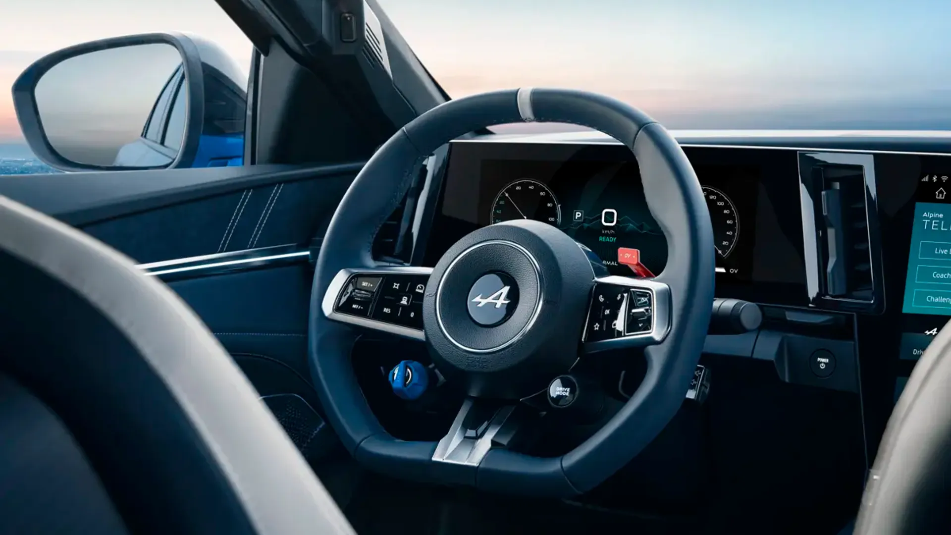 Elettronauti - Alpine A390 GT - Blu - Esterno - Vista anteriore a tre quarti