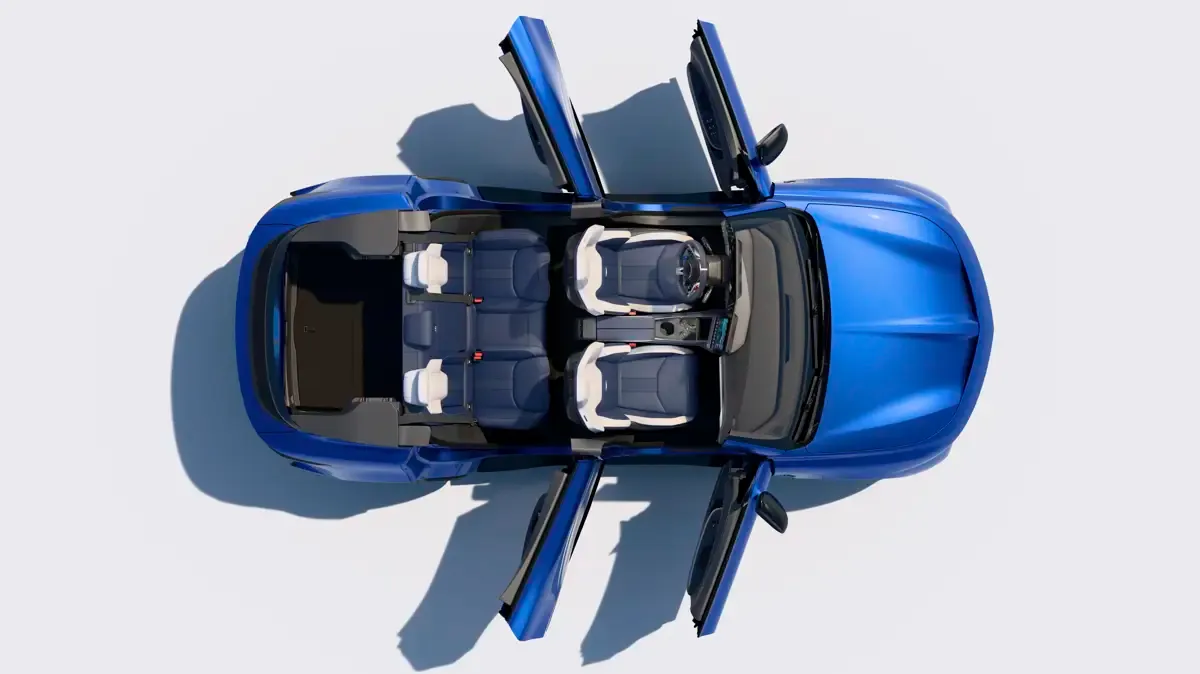 Elettronauti - Alpine A390 GT - Blu - Esterno - Vista anteriore a tre quarti