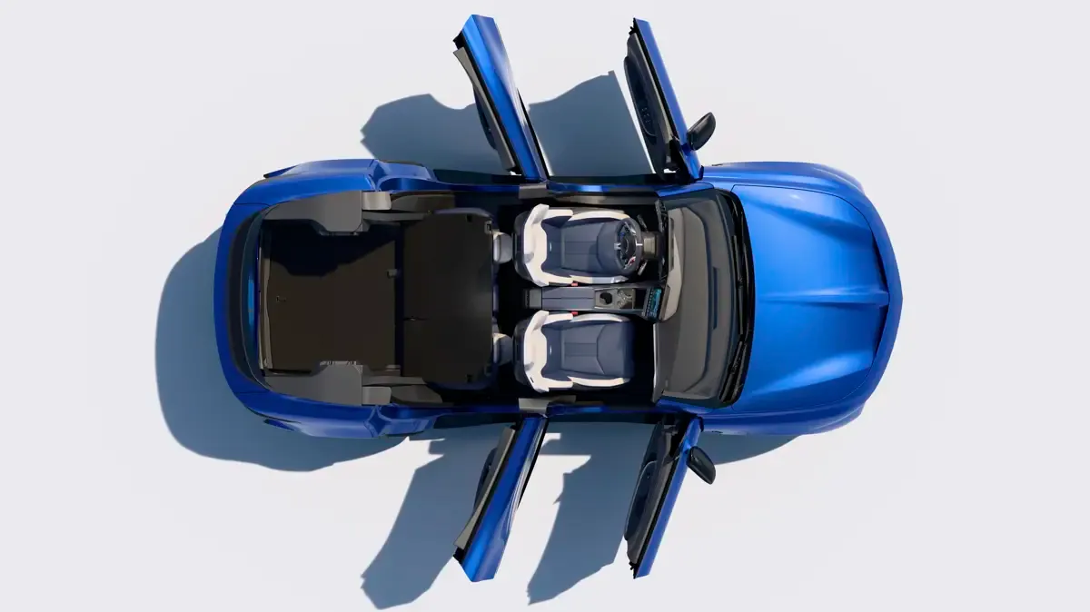 Elettronauti - Alpine A390 GT - Blu - Esterno - Vista anteriore a tre quarti