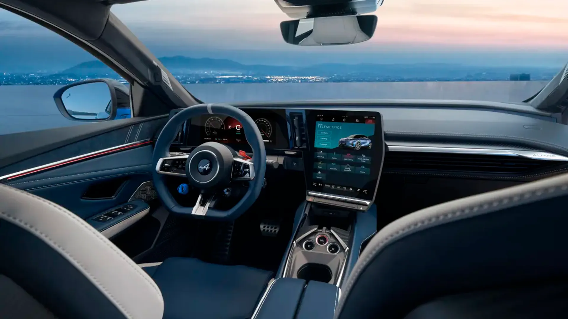 Elettronauti - Alpine A390 GT - Interni - Vista della plancia