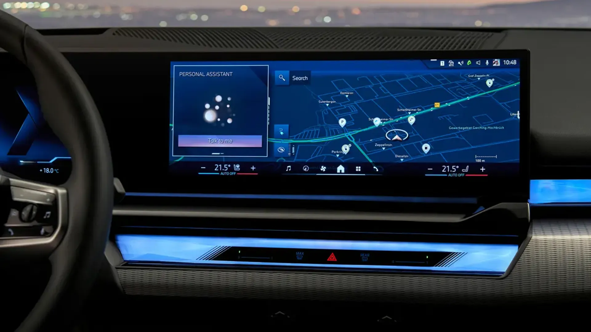 Elettronauti - BMW i5 M60 xDrive - Plancia - Vista della plancia