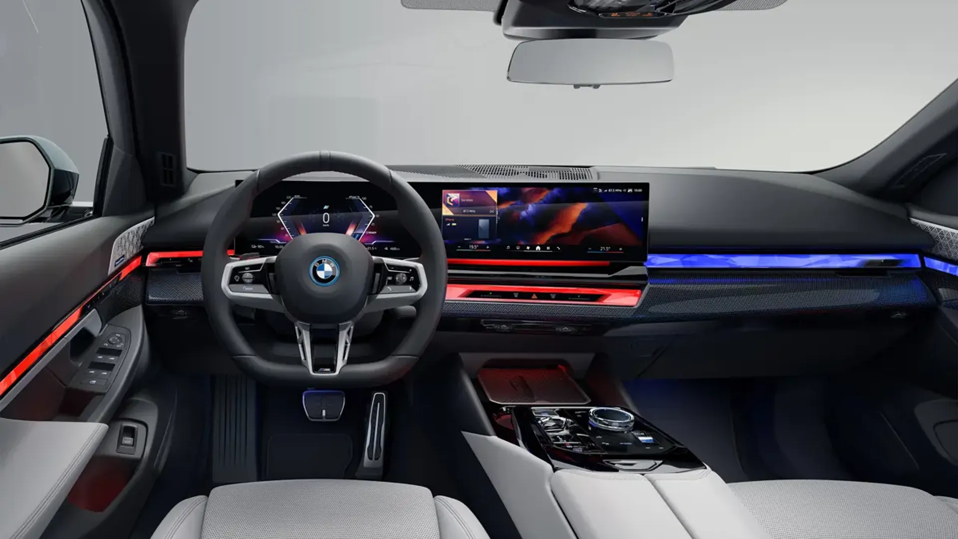 Elettronauti - BMW i5 M60 xDrive Touring - Infotainment - Vista della plancia