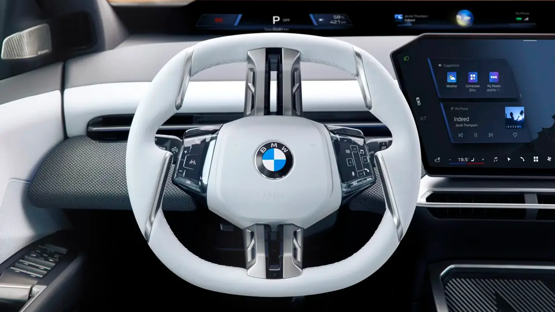 Elettronauti - BMW iX3 40 - Plancia - Vista della plancia