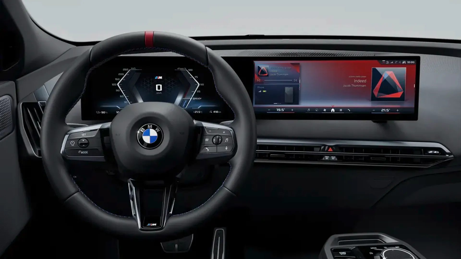 Elettronauti - BMW iX M70 xDrive - Infotainment - Vista della plancia