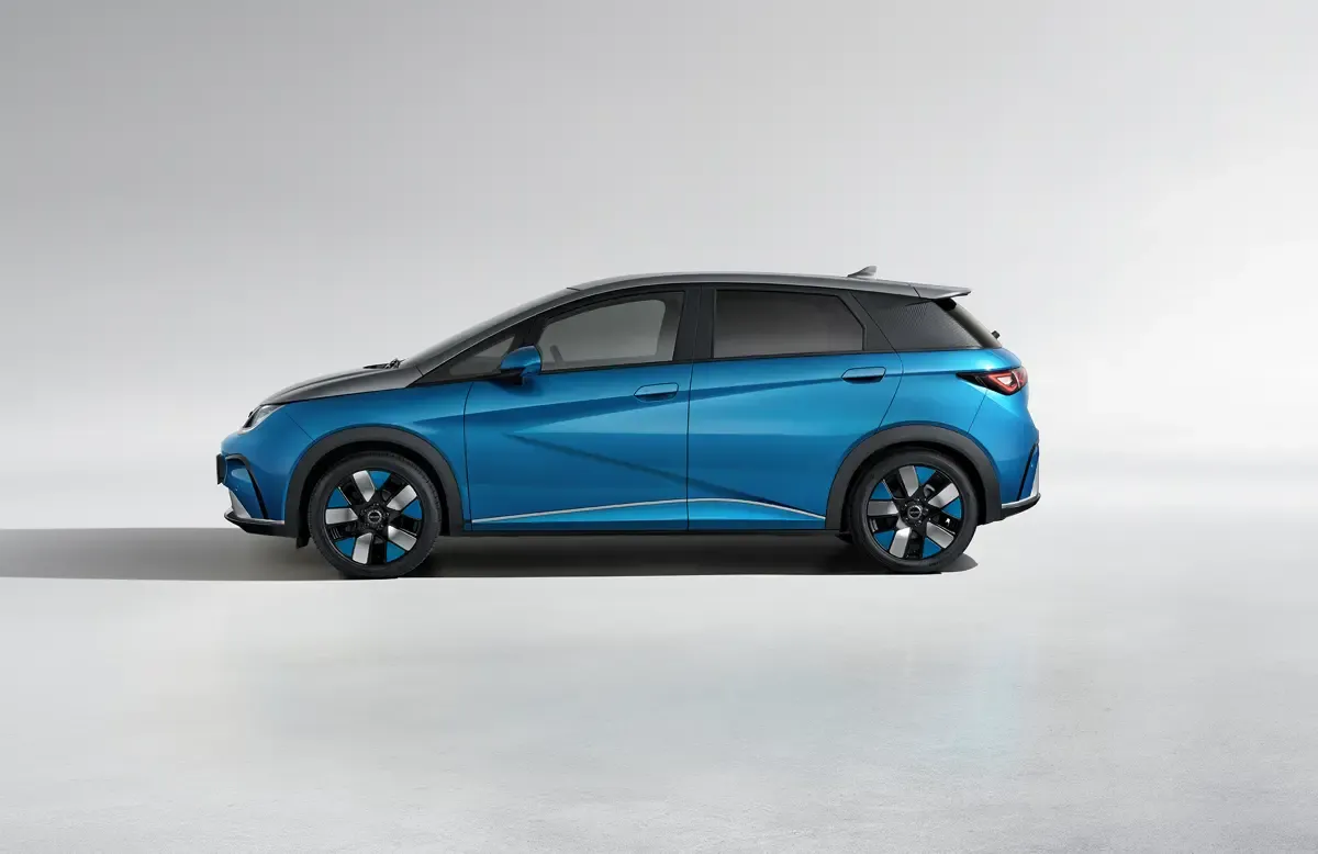 Elettronauti - BYD Dolphin Comfort - Grigio - Esterno - Vista anteriore a tre quarti