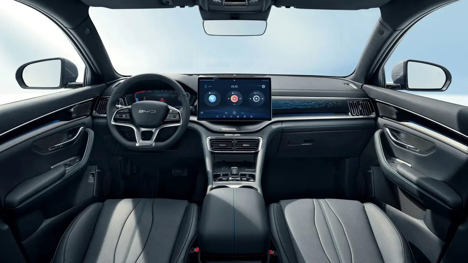 Elettronauti - BYD Seal U Design - Infotainment - Vista della plancia