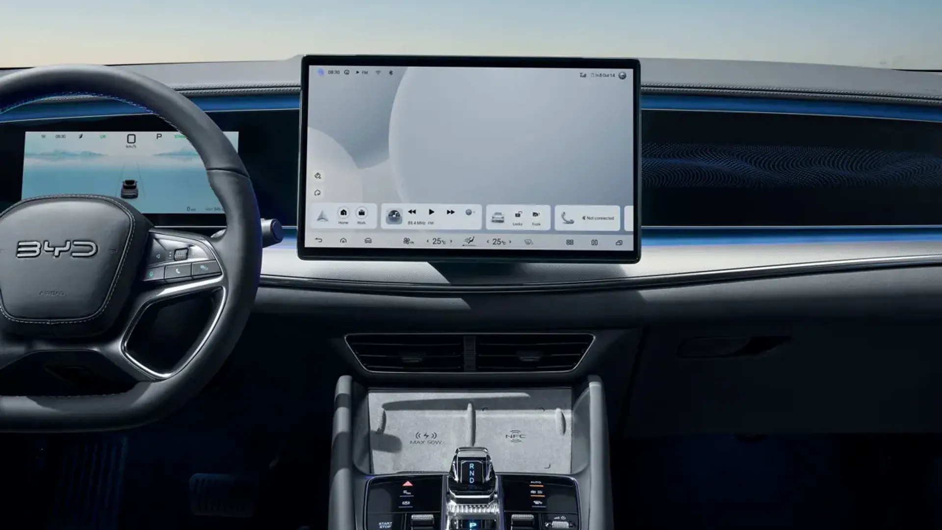 Elettronauti - BYD Sealion 7 Excellence - Infotainment - Vista della plancia