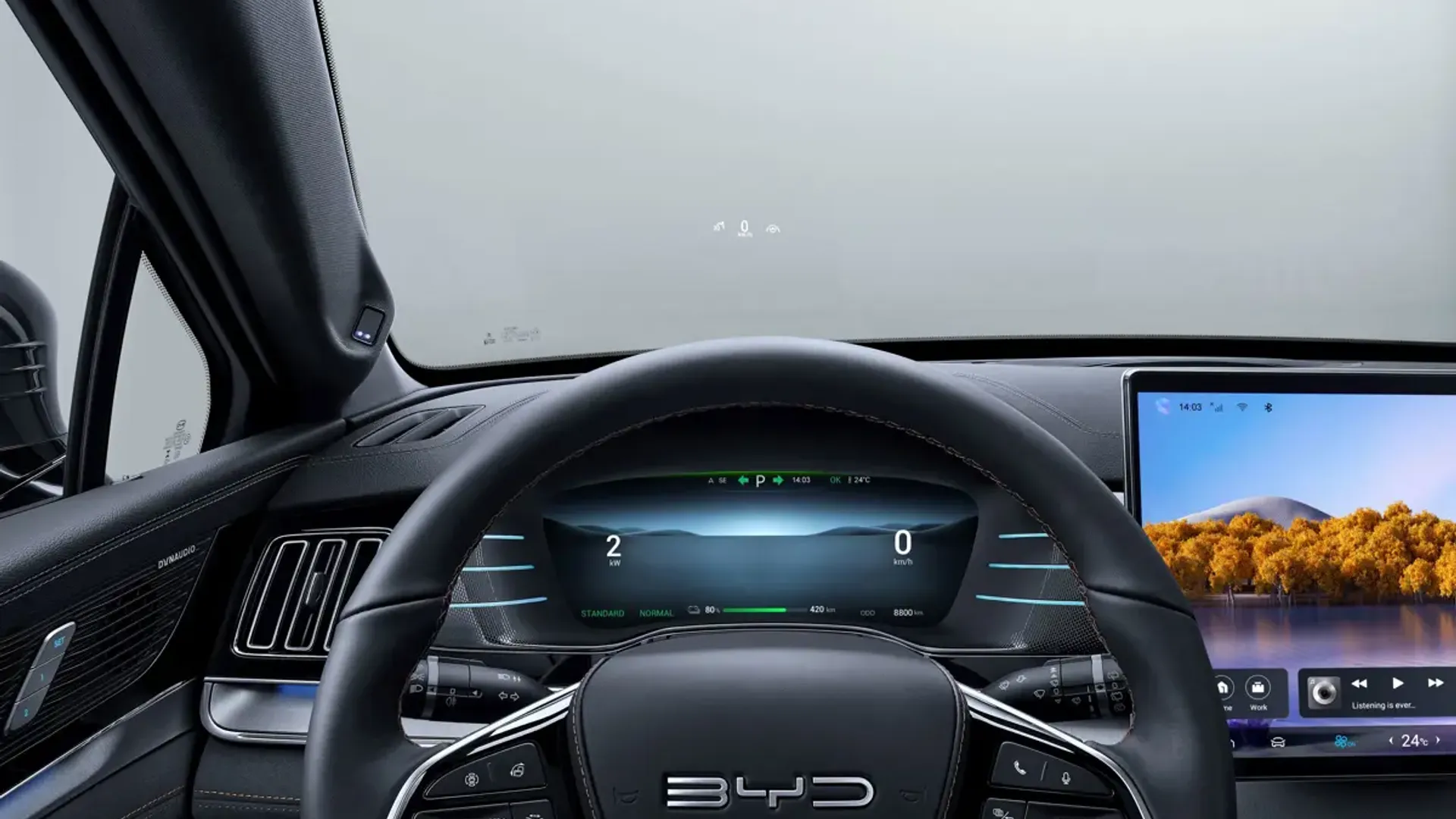 Elettronauti - BYD Tang 4x4 Long Range - Infotainment - Vista della plancia