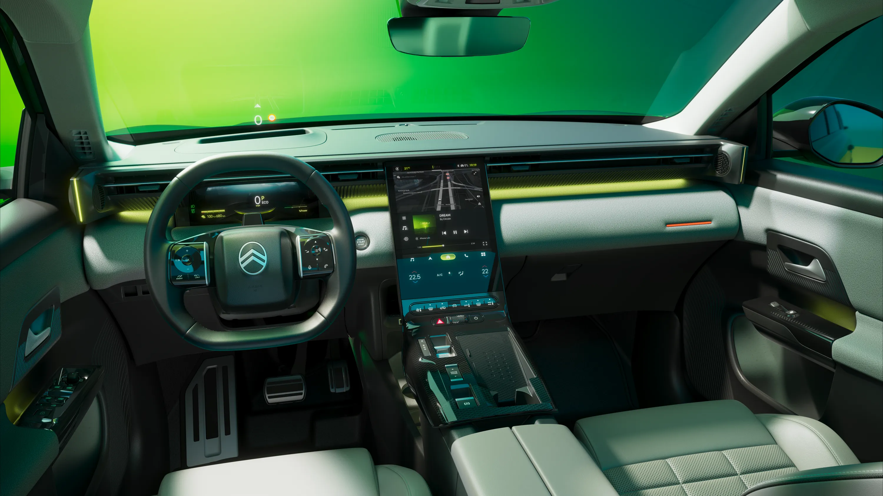 Citroen e-c5 Aircross Elettronauti interni plancia