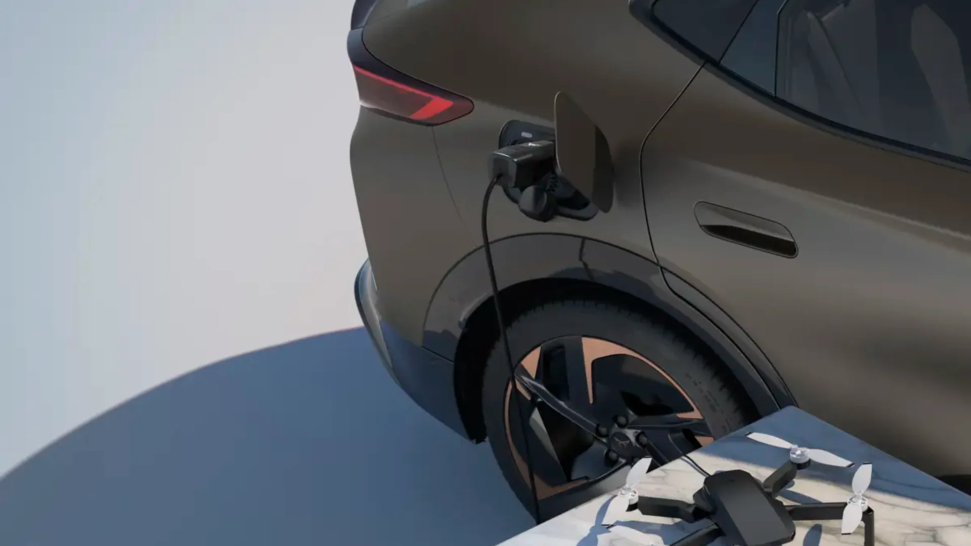 Elettronauti - Cupra Tavascan Standard Range (140 kW) - Blu - Esterno - Vista anteriore a tre quarti