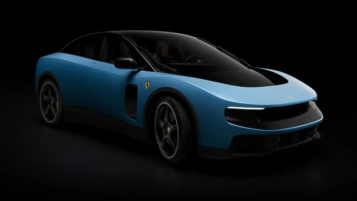 Elettronauti - Ferrari Luce 117kWh - Argento - Esterno - Vista anteriore a tre quarti