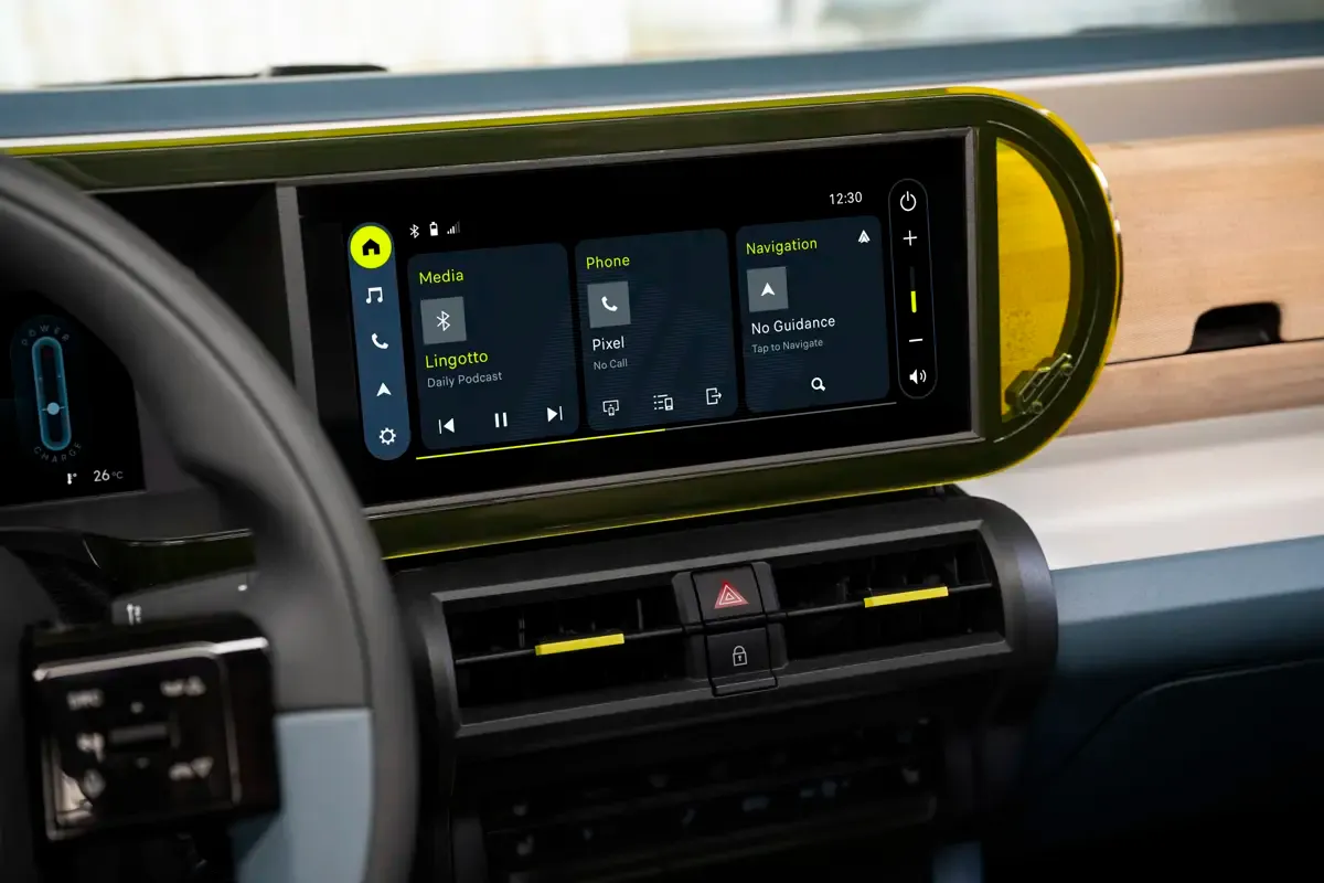 Elettronauti - Fiat Grande Panda - Plancia - Vista della plancia