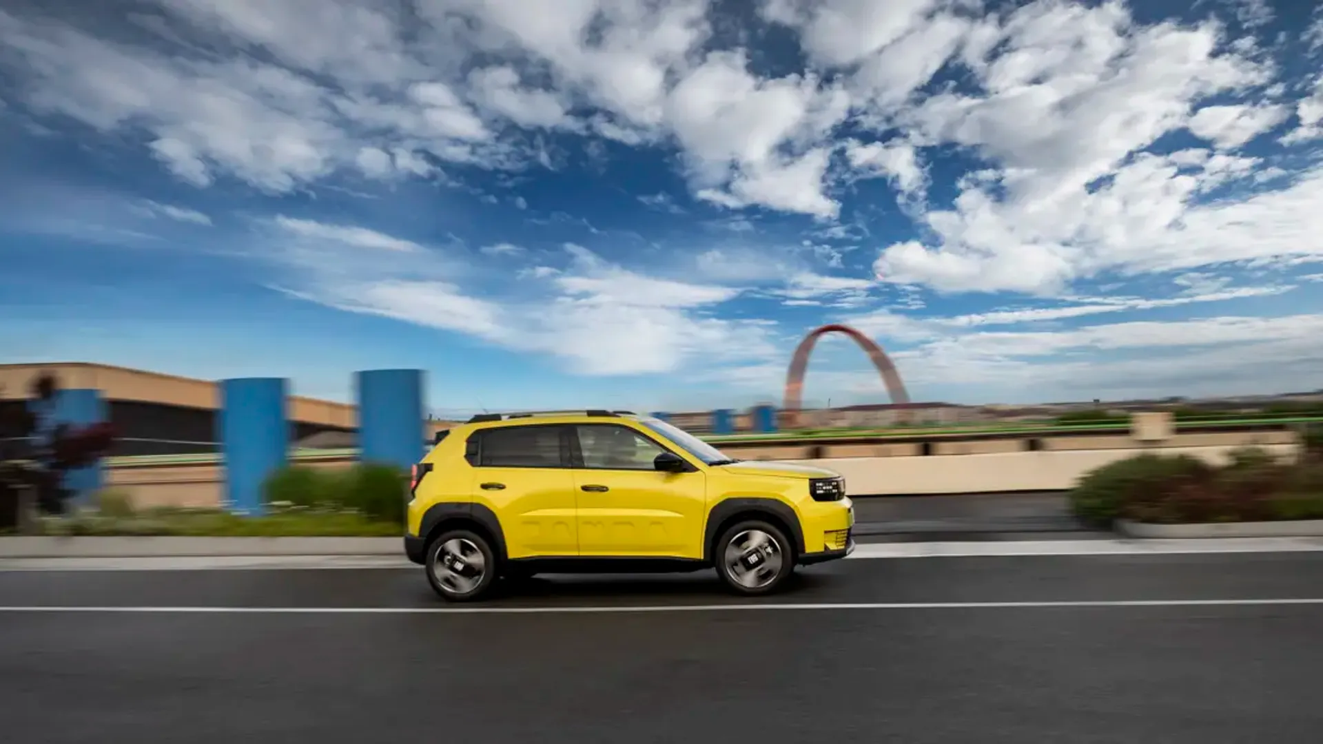 Elettronauti - Fiat Grande Panda - Giallo - Esterno - Vista anteriore a tre quarti