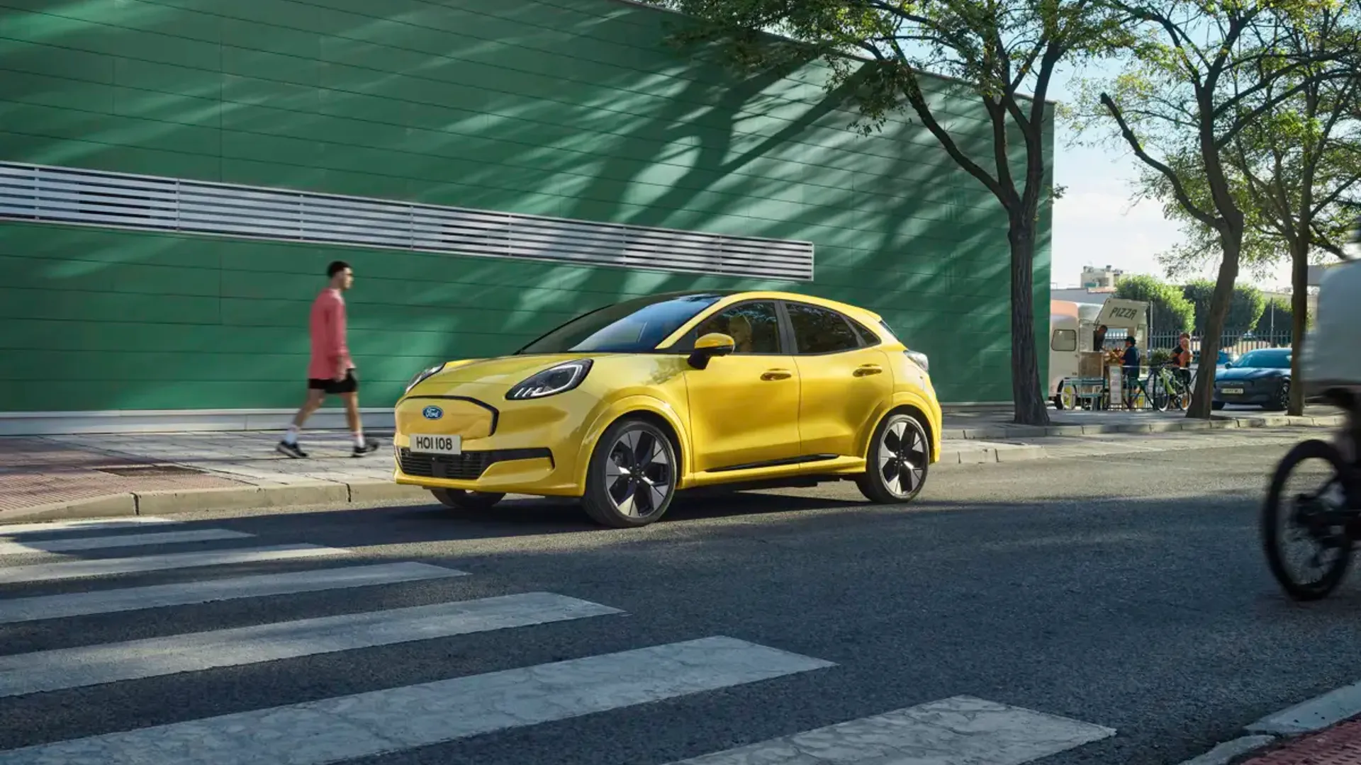 Elettronauti - Ford Puma Gen-E - Giallo - Esterno - Vista anteriore a tre quarti