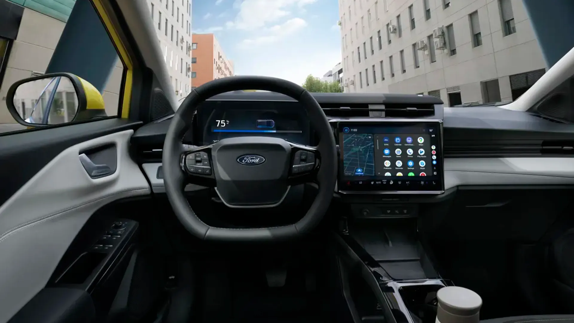 Elettronauti - Ford Puma Gen-E - Giallo - Esterno - Vista anteriore a tre quarti