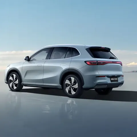 Elettronauti - Geely EX5 60.2kWh - Light Blue - Esterno - Vista anteriore a tre quarti