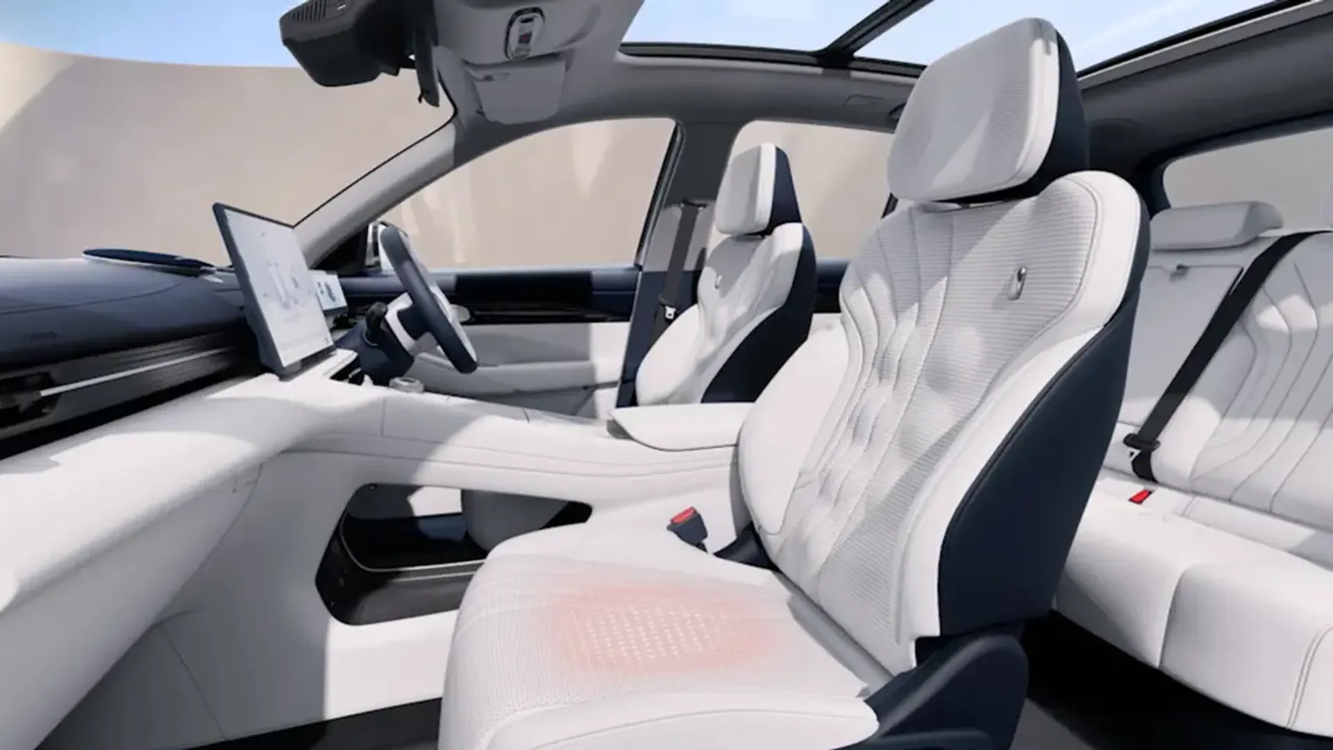 Elettronauti - Geely EX5 60.2kWh - Bianco - Sedili - Sedili anteriori