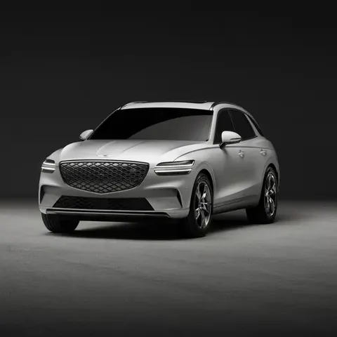 Elettronauti - Genesis Electrified GV70 AWD - Bianco - Esterno - Vista anteriore a tre quarti