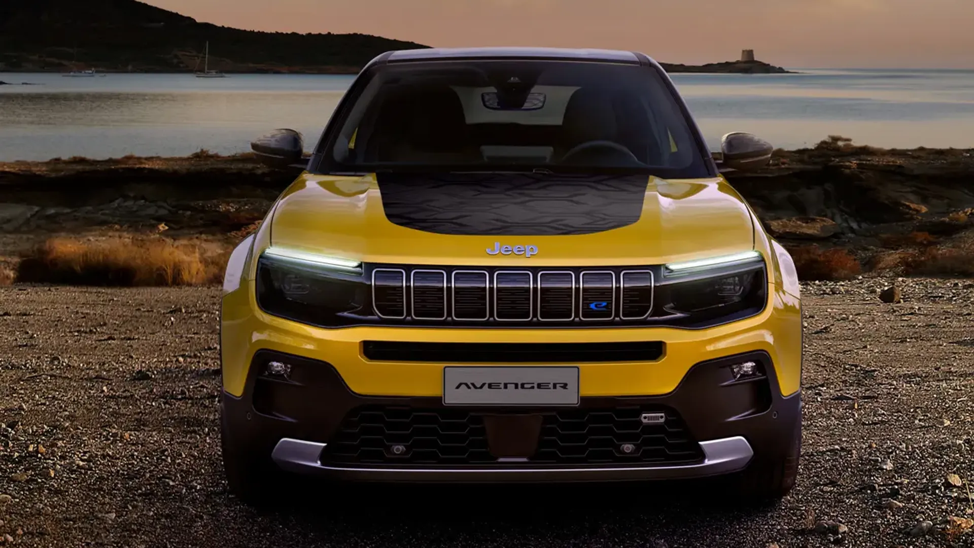 Elettronauti - Jeep Avenger Electric 50.8kWh - Giallo - Esterno - Vista anteriore a tre quarti