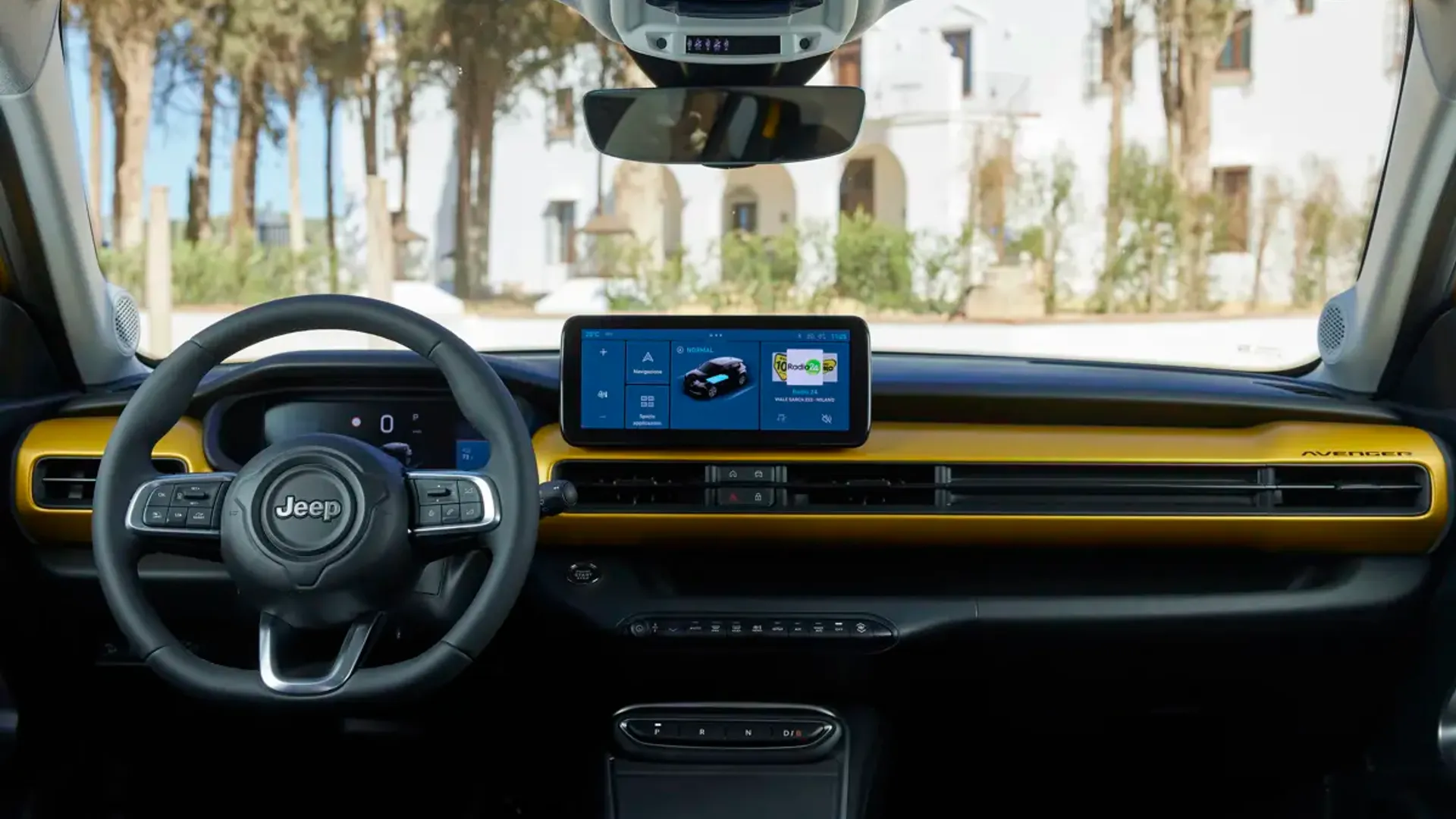 Elettronauti - Jeep Avenger Electric 50.8kWh - Infotainment - Vista della plancia