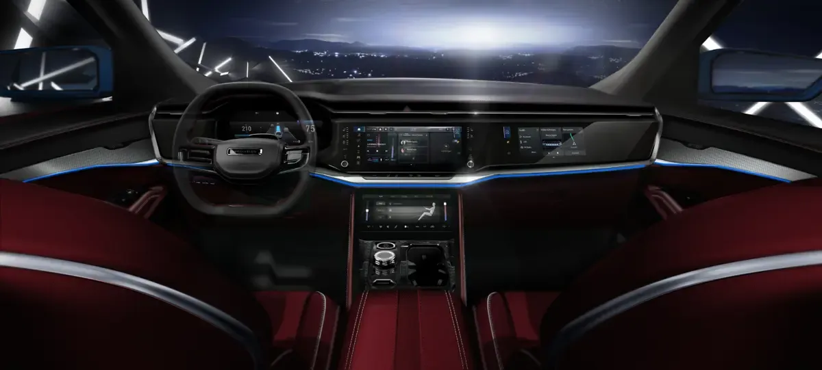 Elettronauti - Jeep Wagoneer S - Plancia - Vista della plancia