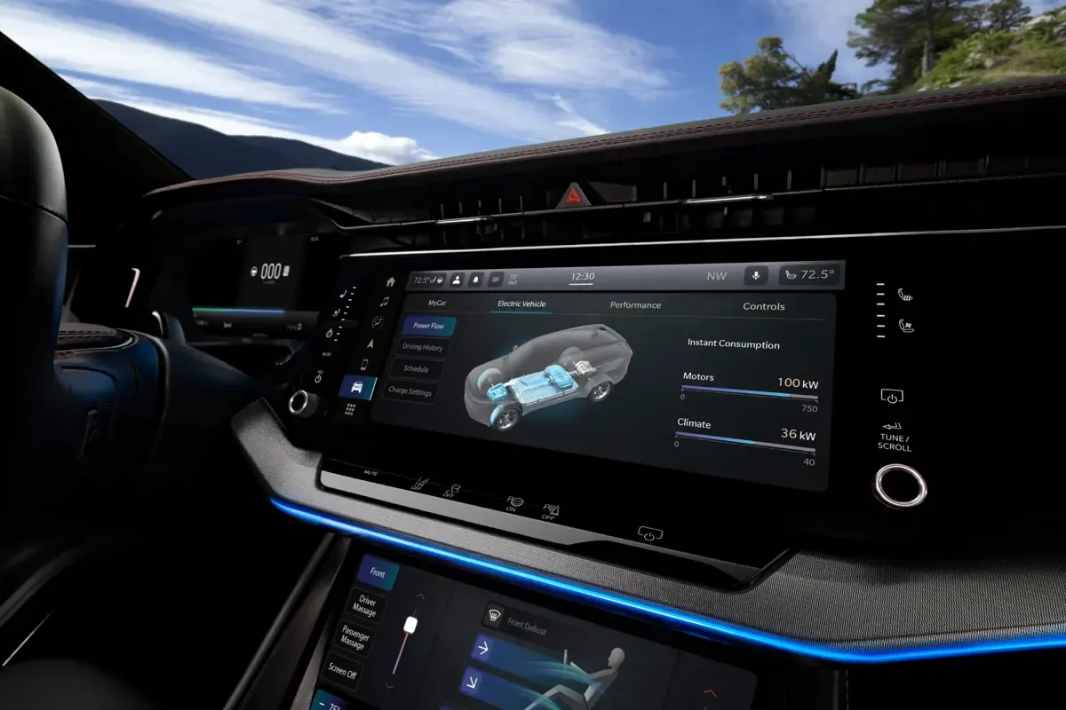 Elettronauti - Jeep Wagoneer S - Infotainment - Vista della plancia