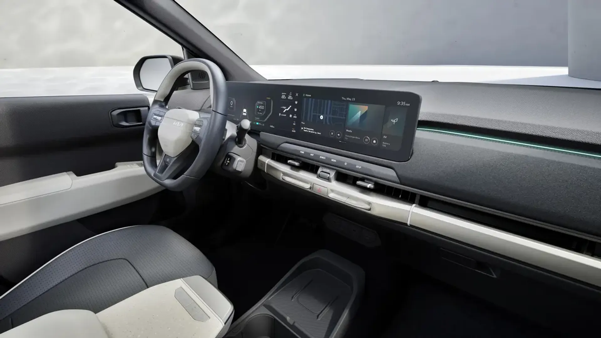 Elettronauti - Kia EV3 GT - Infotainment - Vista della plancia