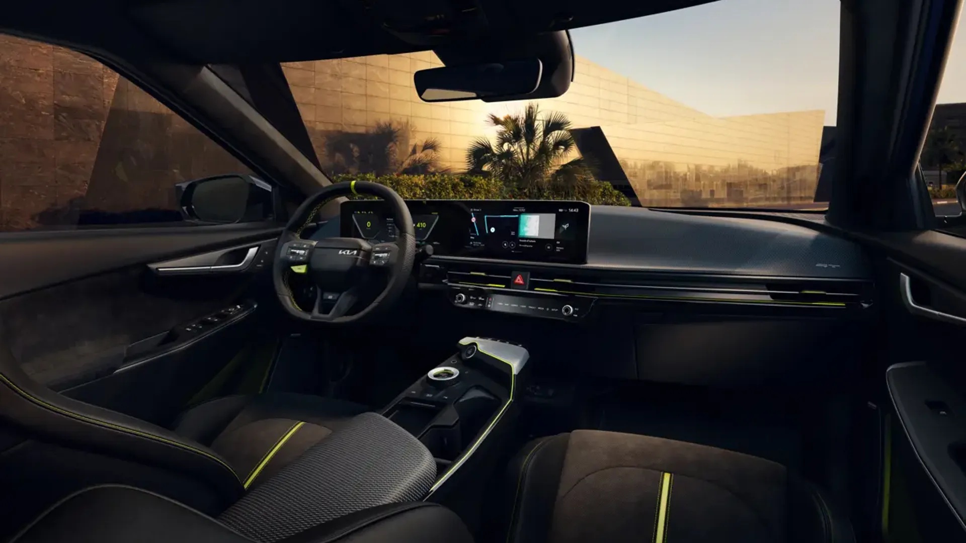 Elettronauti - Kia EV6 GT - Nero - Plancia - Vista della plancia