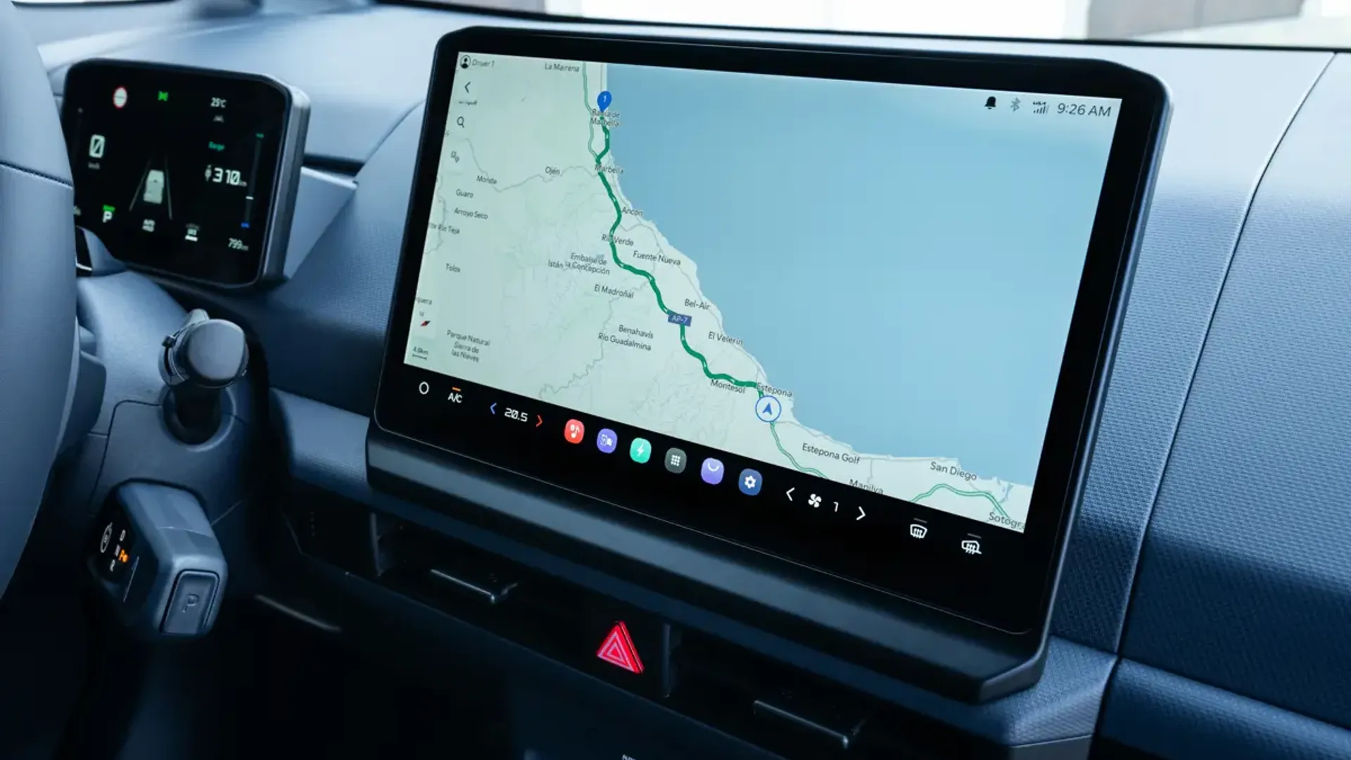 Elettronauti - Kia PV5 Cargo Long Range - Infotainment - Vista della plancia