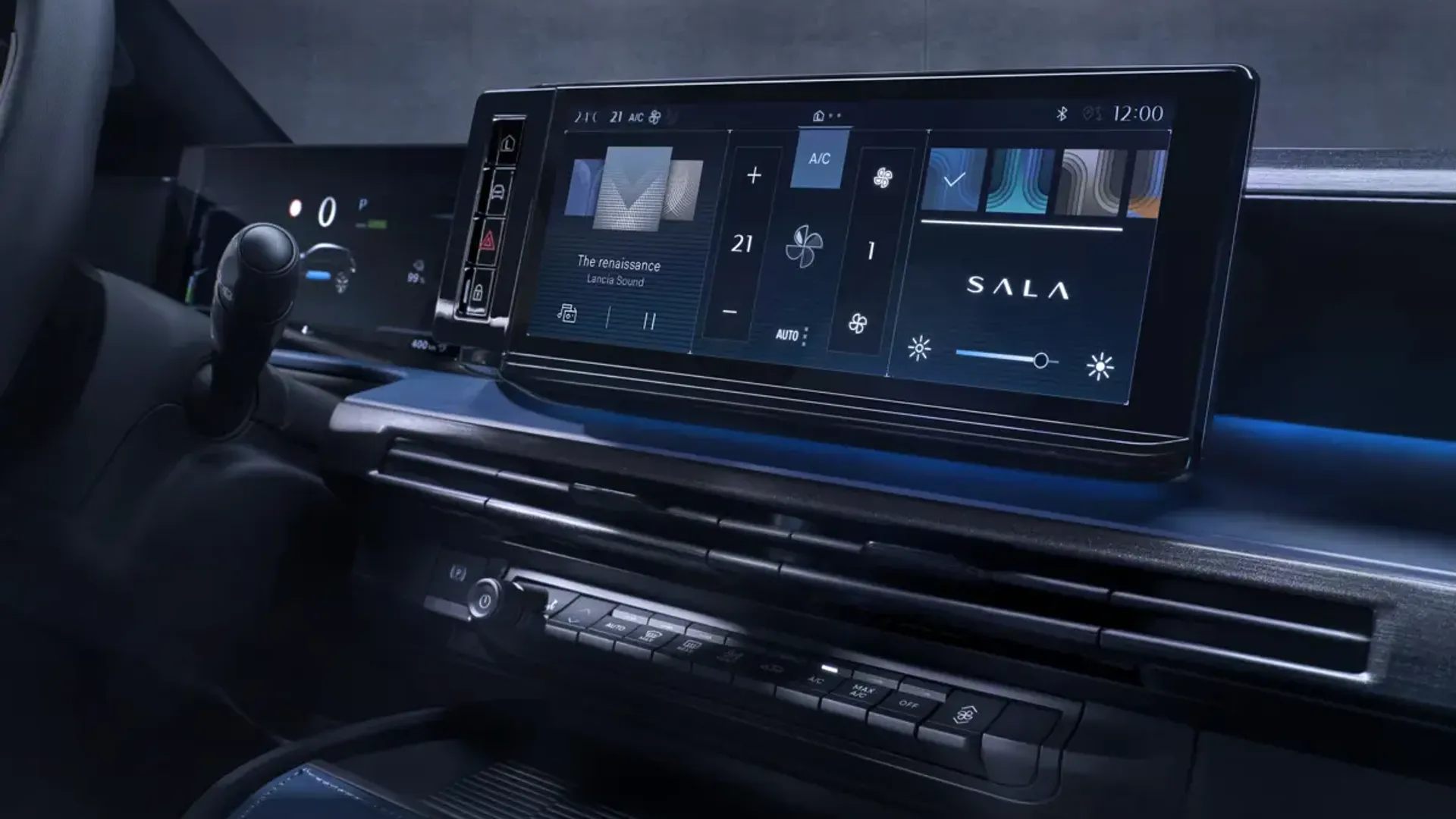 Elettronauti - Lancia Ypsilon - Infotainment - Vista della plancia